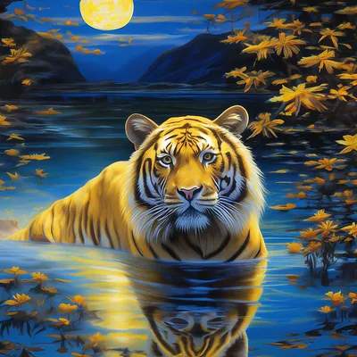 Золотой тигр | Пикабу