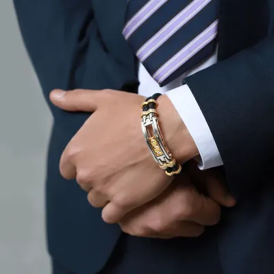 ᐉ Мужские золотые браслеты – Купить золотые браслеты мужские в Украине в  ювелирном магазине AURUM