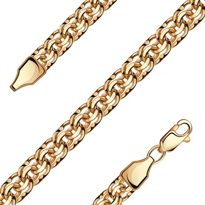 Золотой браслет плетение Бисмарк NOVIKOV ЗБ-004: Золото 585° пробы — купить  в ювелирном интернет-магазине Diamant