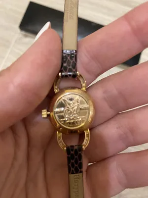Женские часы из золота с фианитом 1071.2.1.24а - купить в интернет -  магазине \"Самоцветы\" по низким ценам