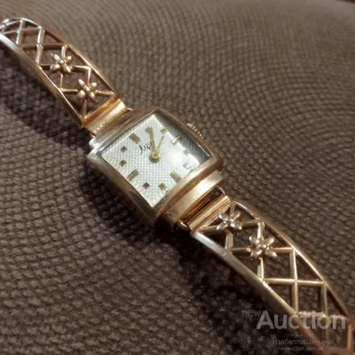 Наручные женские золотые часы \"ЗАРЯ\" купить на | Аукціон для колекціонерів  UNC.UA UNC.UA
