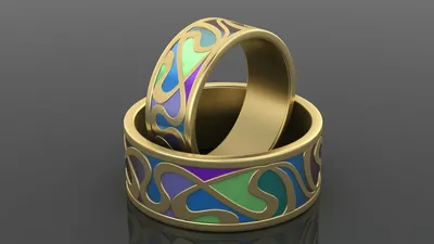 18K оригинальные желтые золотые кольца для женщин и девушек, вращающееся  кольцо с пентаграммой, кольца на палец, ювелирные изделия для свадьбы, дня  рождения, подарки | AliExpress