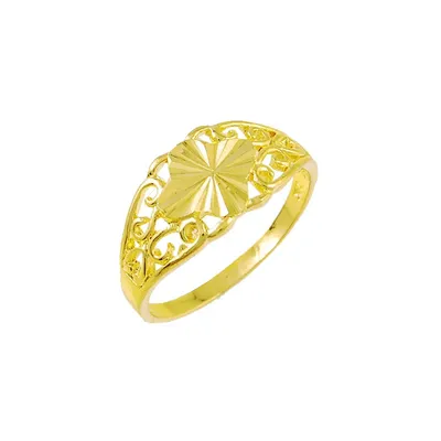 Золотое кольцо оригинальной формы с бриллиантами купить в ломбарде  Санкт-Петербурга