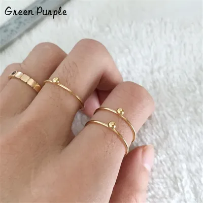 Классический дизайн, золотые кольца с буквой G для женщин и девушек,  привлекательная Женская бижутерия в Корейском стиле, необычный подарок на  день рождения | AliExpress