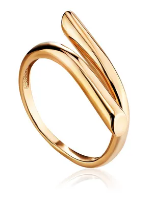Кольца :: Кольца из золота :: Трендовое незамкнутое золотое кольцо