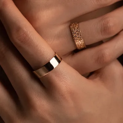 Кольца :: Кольца из золота :: Кристалл :: Тонкое золотое кольцо необычной  формы с кристаллом