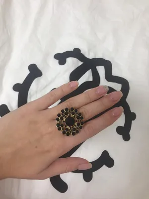Широкое кольцо золотое 585 женское печатка с камнем на палец - купить в  Москве, цены на Мегамаркет