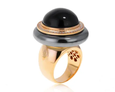 Безупречное золотое кольцо с раухтопазом 20.41ct – купить по цене 432 500 ₽  с доставкой в интернет-магазине Mister Diamond