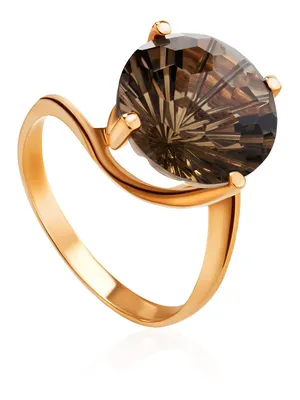 Золотое кольцо с раухтопазом (ID#1403902403), цена: 7820 ₴, купить на  Prom.ua