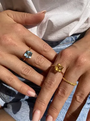 Притягательное золотое кольцо с цитрином 17.30ct – купить по цене 109 500 ₽  с доставкой в интернет-магазине Mister Diamond
