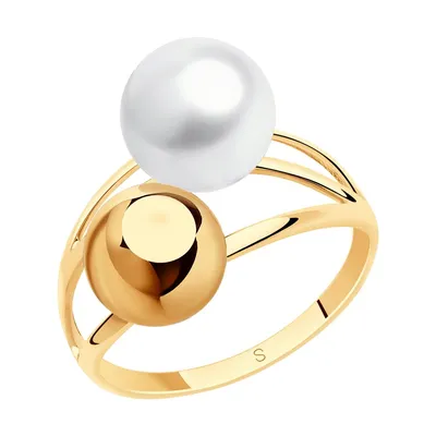 Недорогие золотые кольца с жемчугом купить в интернет-магазине. Каталог  ломбарда. Фото. Цены