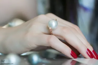 Женское кольцо с натуральным жемчугом, регулируемое кольцо из натурального  золота 14 к, с фианитом класса ААА, Подарочная бижутерия для свадебной  вечеринки, 2021 | AliExpress