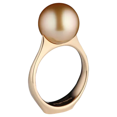 Золотое кольцо с жемчугом, кольца с жемчугом купить с ценой от 4 961,00 грн  в каталоге 3 Карата