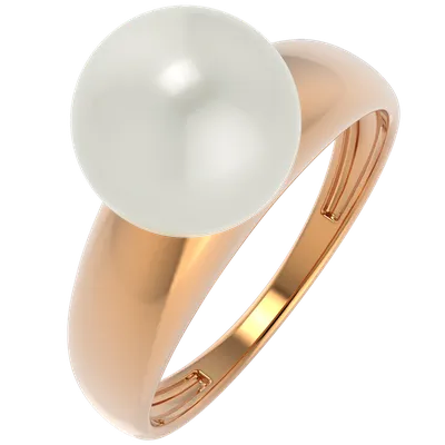 Золотое кольцо с жемчугом 000-291768 | Купить в рассрочку |  Интернет-магазин НАШЕ ЗОЛОТО
