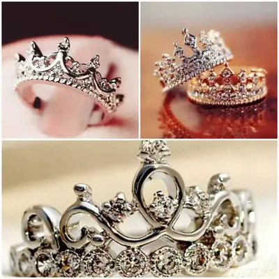 Кольца в виде короны - как носить золотые и серербрянные кольца-короны и на  каком пальце?