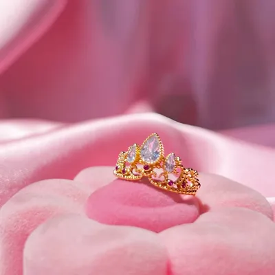 ❤ Купить кольцо золотое в форме короны с бриллиантами с Бриллиант из Золото  585 по лучшей низкой цене