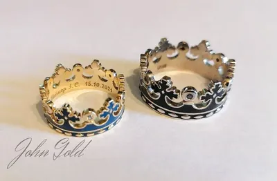 👑 Обручальные кольца в виде короны с камнями на заказ в Барнауле | Мастер  Ювелир
