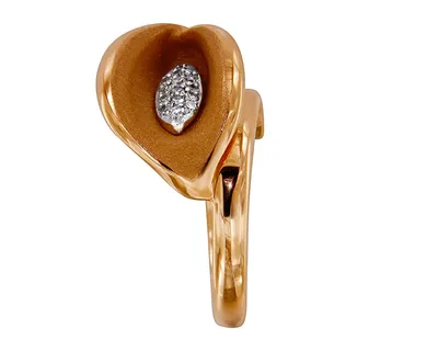 Эксклюзивное кольцо в форме цветка с жемчугом и бриллиантами. на заказ