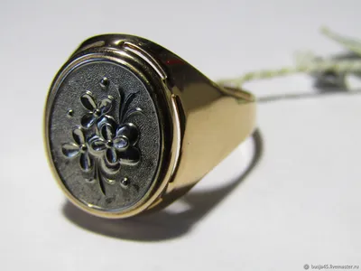 Золотое кольцо «Тюльпан» с бриллиантом времен СССР ▷ Serezhki.com