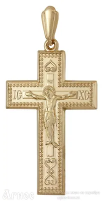 Крестик золотой — купить золотой крестик в Москве в интернет-магазине  Adamas.ru