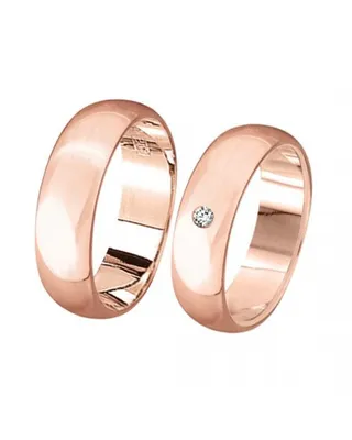 Золотые обручальные кольца с красного золота 585 (ID#1646182115), цена:  35350 ₴, купить на Prom.ua