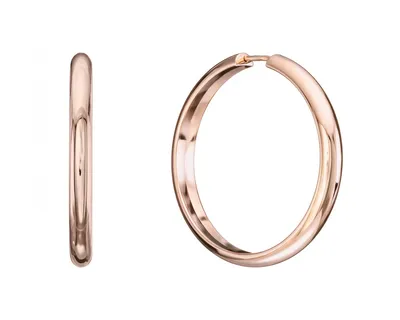 Сережки кольца, золотые серьги кольца, сережки колечки, серьги конго  №820443 - купить в Украине на Crafta.ua