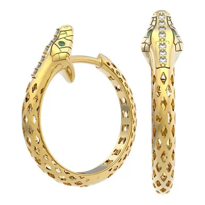 Купить серьги-кольца из золота с крестом ❤ со скидкой от 45% в магазине  Золото РУ