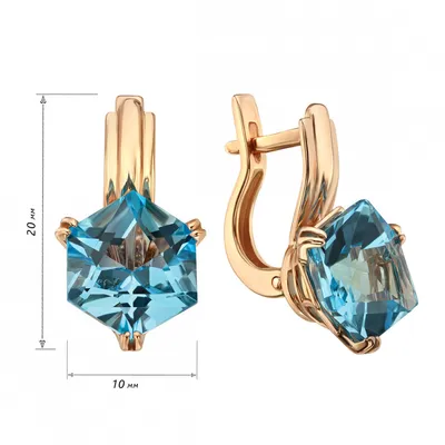 Серьги с опалом, золото 375. BY €301.00