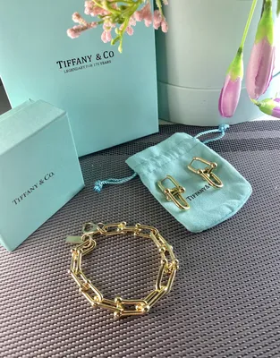 Детские серьги Tiffany из желтого золота с эмалью и фианитами  (ID#1620506547), цена: 5313.60 ₴, купить на Prom.ua