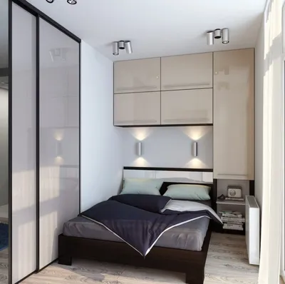 Дизайн однокомнатной квартиры с нишей: 100 фото-идей для зонирования и  планировки комнаты с нишей для современного интерьера