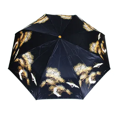 Золотой жаккардовый зонтик, Три слона, полный автомат, арт.3812-1