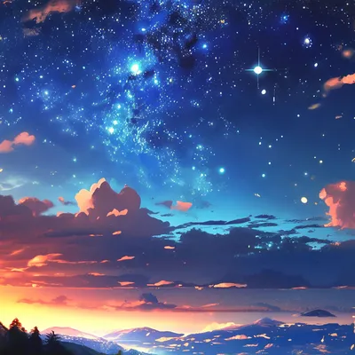 Красивые заставки звездное небо на телефон (34 фото)