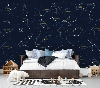 Фотообои для спальни \"Звездное небо\"