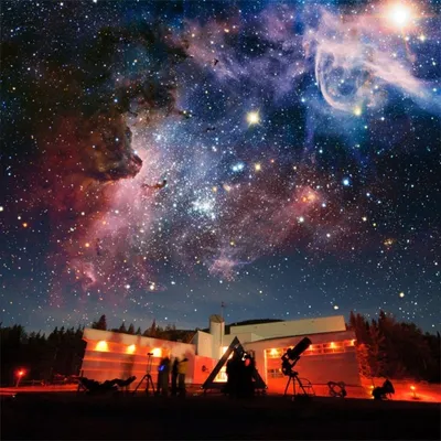 Пробный кадр звездного неба, собранный из 10 фото | Пикабу