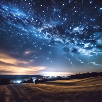 Трудно поверить, но это реальное звёздное небо) Владимир Гордеев