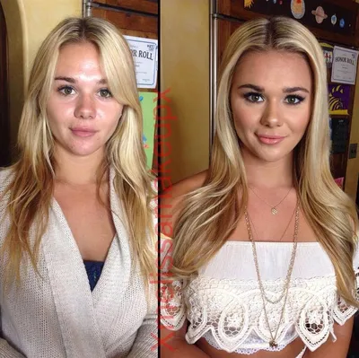 Девушки до и после макияжа: невероятные преображения - 6 апреля 2022 - НГС55